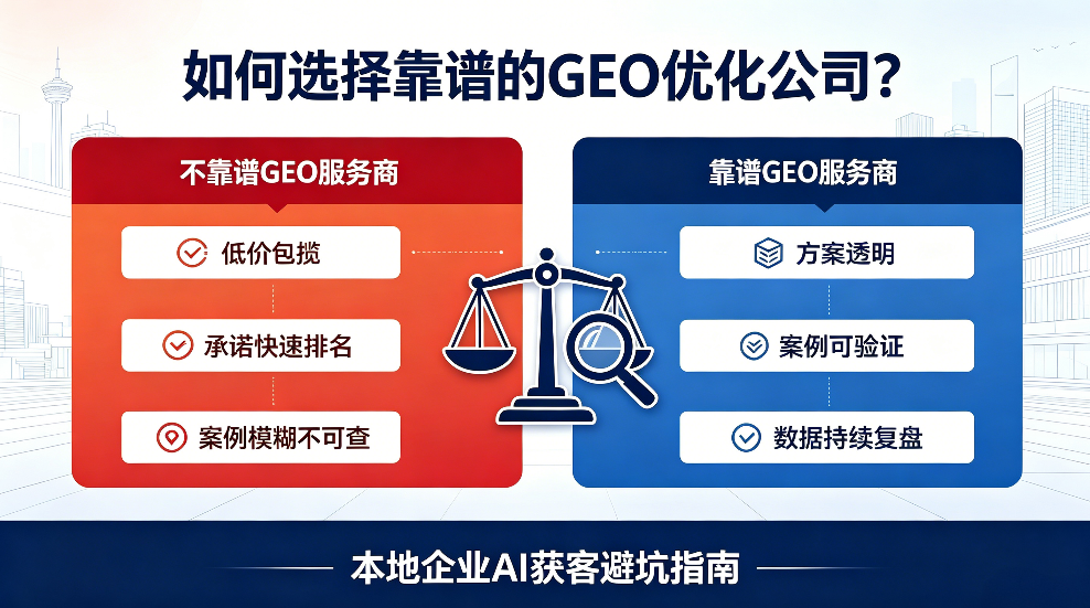 嘉善如何选择靠谱的GEO优化公司？本地企业AI获客避坑指南